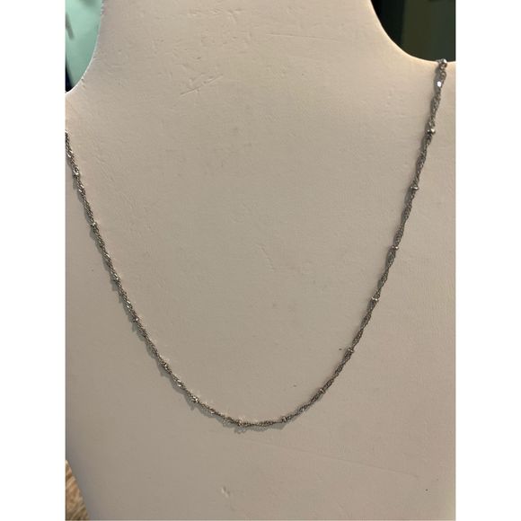 Dainty Silver Rope with Bead Chain - Picture 1 of 3